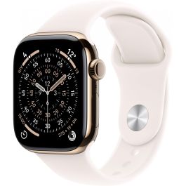Apple S11 Watch Titan Gold Cellular 46mm con Correa Sport Rosa Talla M/L