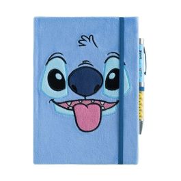 ERIK Cuaderno A5 Stitch Disney de felpa con 90 hojas bullet y Bolígrafo Proyector (pilas incluidas) Precio: 14.58999971. SKU: B15HQQYV74