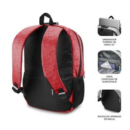SUBBLIM Mochila Portatil Urban Lock Backpack 16" Red