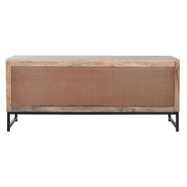 Mueble Tv Indio DKD Home Decor Natural Plateado 38 x 60 x 130 cm