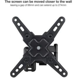 Soporte de Pared Extensible/ Giratorio/ Inclinable TooQ LP1344TN-B para TV de 13-43"/ hasta 20kg Soporte de Pared Extensible/ Giratorio/ Inclinable TooQ LP1344TN-B para TV de 13-43"/ hasta 20kg