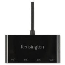 Kensington CH1200 Hub USB-C 10Gbps con Cargador y 4 Puertos USB-A 3.2