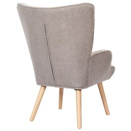 Sillón Rizo Rhea Taupe Home Deco Factory Sillón Rizo Rhea Taupe Home Deco Factory