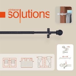 Cintacor Portavisillos Deco Esfera Negro Extensible 70-120cm