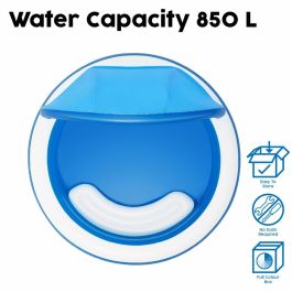 Bestway Piscina Hinchable 2 Camaras Parasol 241x241x140 cm +6 Años Jardin 54337