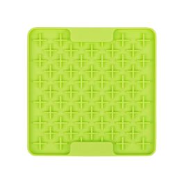 Lickimat Mini Buddy: Alfombrilla Lamer Relajante para Perros y Gatos | Ayuda a Reducir Ansiedad y Aburrimiento, Color Verde