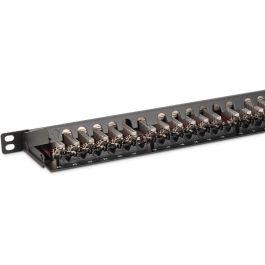 Digitus Patchpanel 0,5HE 24-Port Cat6a Apantallado Negro