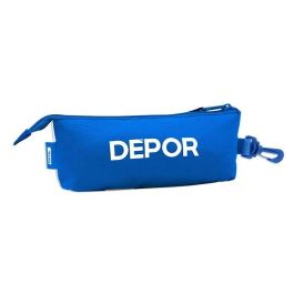 Safta Portatodo Triangular Deportivo La Cor 20x8,5x5 cm Blanco y Azul Polyester 600D