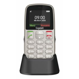 Gigaset GL395 Teléfono Móvil para Personas Mayores Dual SIM, Resistente al Polvo y Salpicaduras, con Botones Grandes, Silver