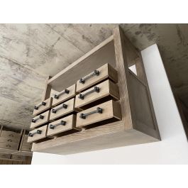 DKD Home Decor Consola Chuang rome Romantico Natural Madera de Hevea 110 x 40 x 88 cm