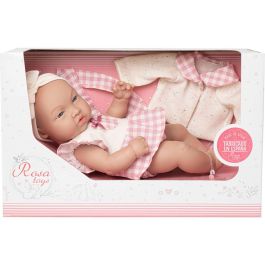 ROSA TOYS Muñeca bebe reborn Cloe, Tamaño 35cm