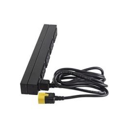 APC AP9565 Rack PDU Basic 1U Monofásico 230V Negro 12 Salidas AC
