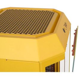 Thermaltake The Tower 250 Butter Caramel Mini Torre PC Mini-ITX Amarillo con Panel LCD