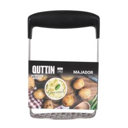 Majador de acero inoxidable 11.5x18 cm Gourmet Qutti (12 Unidades) Majador de acero inoxidable 11.5x18 cm Gourmet Qutti (12 Unidades)