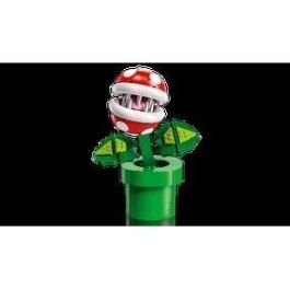 LEGO 71426 Super Mario Planta Piraña: Figura Articulada con Tubo y 2 Piezas, Modelo para Adultos