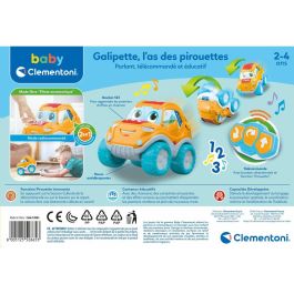 Clementoni CLE8005125528653 - Galipette, el As de las Piruetas - Coche Radiocontrol Acrobático para Niños
