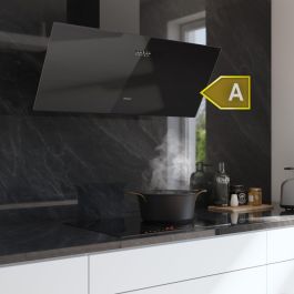 Cecotec Campana Convencional 90 cm Bolero Flux DM 906500 Glass Negra A LED