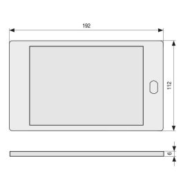 Herrajes ALK Lámpara Paneled 5W Gris con Sensor IR para Muebles de Cocina o Armario