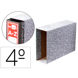 Liderpapel Classic Red Caja Archivador Cuarto Apaisado Gris Carton Entrecolado 75mm 80mm Precio: 1.49999949. SKU: B19T3E28DY