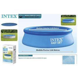 Intex Cobertor Solar para Piscina Easy Set Frame Diámetro 366 cm PVC