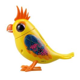Bizak Pájaro Cantarín Digibirds 8,5cm, +30 Melodías, Sonidos, Pilas AAA Incluidas, Pack 1 Digibird y Clip, Modelos Surtidos, Edad 3+