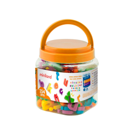 Miniland Juego Letras Minúsculas Magnéticas Bote 154 Piezas