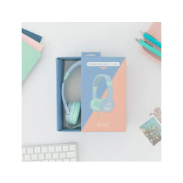 Mr Wonderful Auriculares Niños Friday Feeling Seguridad 85 DB Conector Jack 3.5mm Estéreo Compatible Móviles Tablets Consolas