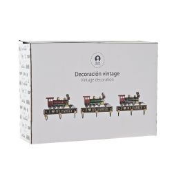 Perchero Pared Vintage DKD Home Decor Rojo Negro 8 x 20 x 29 cm (3 Unidades) Perchero Pared Vintage DKD Home Decor Rojo Negro 8 x 20 x 29 cm (3 Unidades)