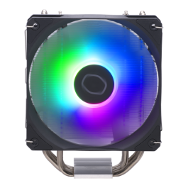 Cooler Master Hyper 212 Spectrum V3 Refrigerador de aire 12 cm, Negro/Plata, RR-S4NA-17PA-R1, PWM, 4 tubos disipadores, compatible con múltiples sockets Precio: 29.49999965. SKU: B1G4NQWARP