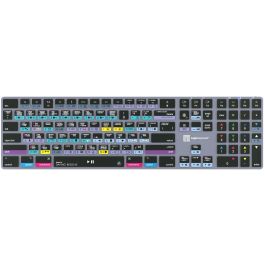 LogicKeyboard LKB-RESB-TM-UK Teclado DaVinci Resolve 18 Mac, Inalámbrico y Alámbrico Bluetooth, QWERTY Retroiluminado, Gris Titanio
