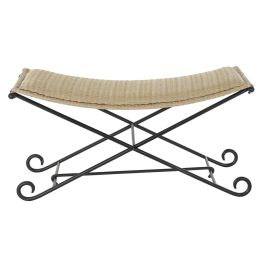Descalzadora Balines DKD Home Decor Marron Claro Negro 49 x 44 x 94 cm Descalzadora Balines DKD Home Decor Marron Claro Negro 49 x 44 x 94 cm