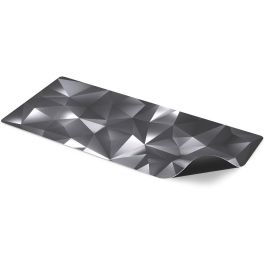 Endorfy Crystal Black XL Alfombrilla Ratón Gaming Grande Negra/Gris