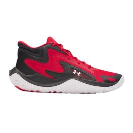 Zapatillas de Baloncesto para Adultos Under Armour Jet '25 Negro Rojo L