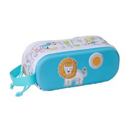 Bolso Escolar Portatodo Safta Doble 3D Mochilas 3D Safta Lion 80x210x60 mm