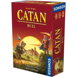 Asmodee Catan Duel - Juego de mesa con dados aleatorios y cartas en francés