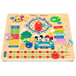 WOOMAX Juego Educativo Calendario Disney: Aprende Días, Clima, Estaciones, Meses y Horas - +5 años