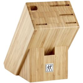 Zwilling 36131-002-0 - Juego de Cuchillos Gourmet de 7 Piezas con Bloque de Bambú
