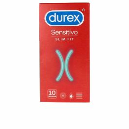 Durex SENSITIVO SLIM FIT Preservativos extrafinos y ajustados 52 mm, para máxima sensibilidad y conexión, 10 unidades Precio: 7.5000002. SKU: S0592978