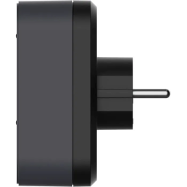 QUARX QUA4004282472360 Biplite Interruptor 2P 16A Negro y Gris Antracita NF