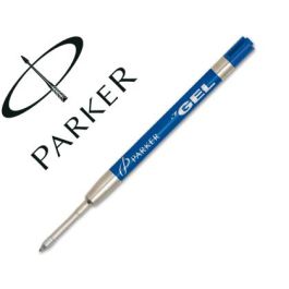 Parker Recambio Boligrafo Quink Flow Gel Azul Punta Media Blister