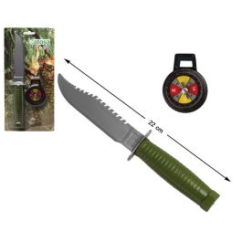 Cuchillo 24x11 cm Verde 1 Set Precio: 1.5900005. SKU: S1130667