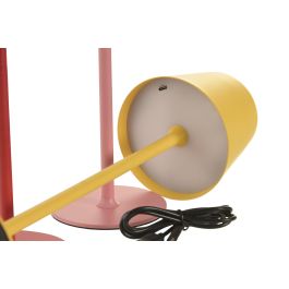 DKD Home Decor Lampara Tactil Rojo Rosa 11 x 37 x 11 cm (6 Unidades)