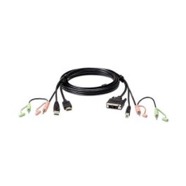 Aten Cable KVM USB HDMI a DVI-D de 1.8 Metros con Audio Precio: 26.49999946. SKU: B1HDVRJRRY