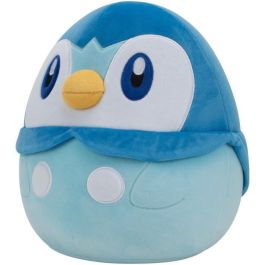Peluche - BANDAI - Pokémon - Squishmallows 50 cm - Piplup - Peluche grande ultrasuave - JWS00049 Peluche - BANDAI - Pokémon - Squishmallows 50 cm - Piplup - Peluche grande ultrasuave - JWS00049