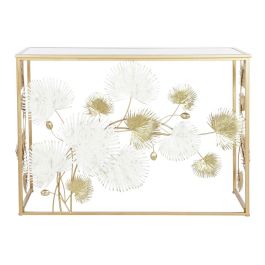 Consola Glam DKD Home Decor Dorado Blanco 37 x 80 x 108 cm