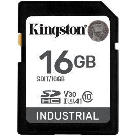 Kingston HC Industrial -40C to 85C 16GB Tarjeta SDHC Clase 10 UHS-I U3 V30 A1 Velocidad Lectura 100MB/s Escritura 80MB/s Precio: 64.49999985. SKU: B1B2YFJAAX