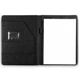 Q-connect Carpeta Portafolios sin Cremallera con Departamentos Interiores Color Negro 320x250 mm