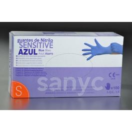 Sanyc Guantes de Nitrilo Desechables No Empolvados Talla S Azul Caja 100 Unidades - Libre de Látex Precio: 4.88999962. SKU: B1F3CZQKAM