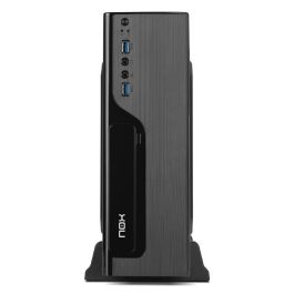 Nox LITE070 Caja Sobremesa Slim 500W con Fuente Incluida, Compacta Micro ATX/Mini ITX, USB 3.0, Ventilador 80mm