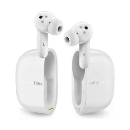 Timekettle M3 Auriculares con Traducción Offline Inalámbricos Bluetooth 5.2 para Llamadas/Música, Resistentes al Agua IPX4, 25h Batería, Blanco